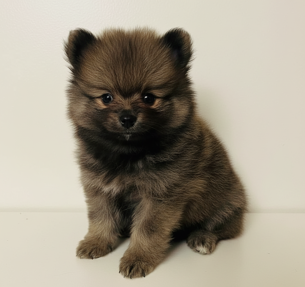 Cucciolo di Spitz piccolo: un batuffolo da amare